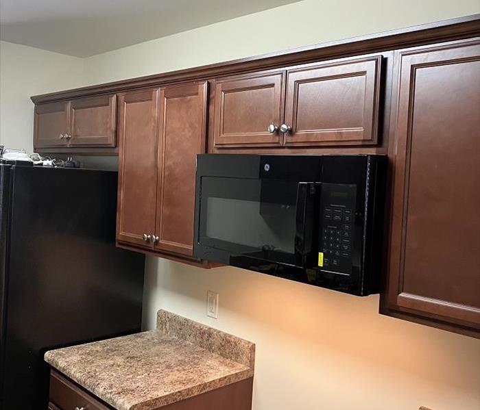 New appliances, cabinets from fire damage